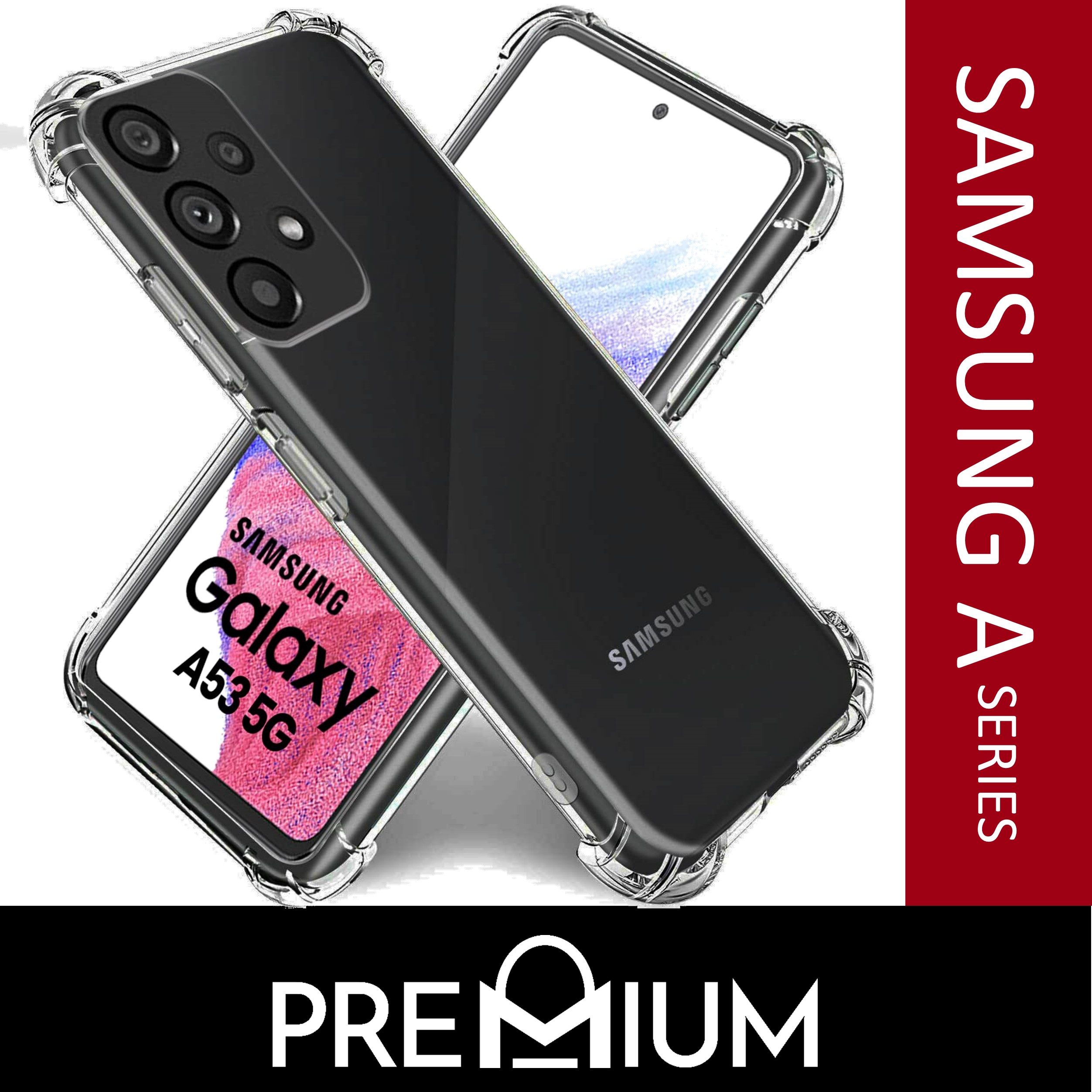 MTech Protection Anti Shock Tough Armor Transparent Soft Case Cover Samsung Galaxy A73 A13 A53 A33 5G A13 A70 A50 A10 A80 A90 A51 A30 A20 A52 A23