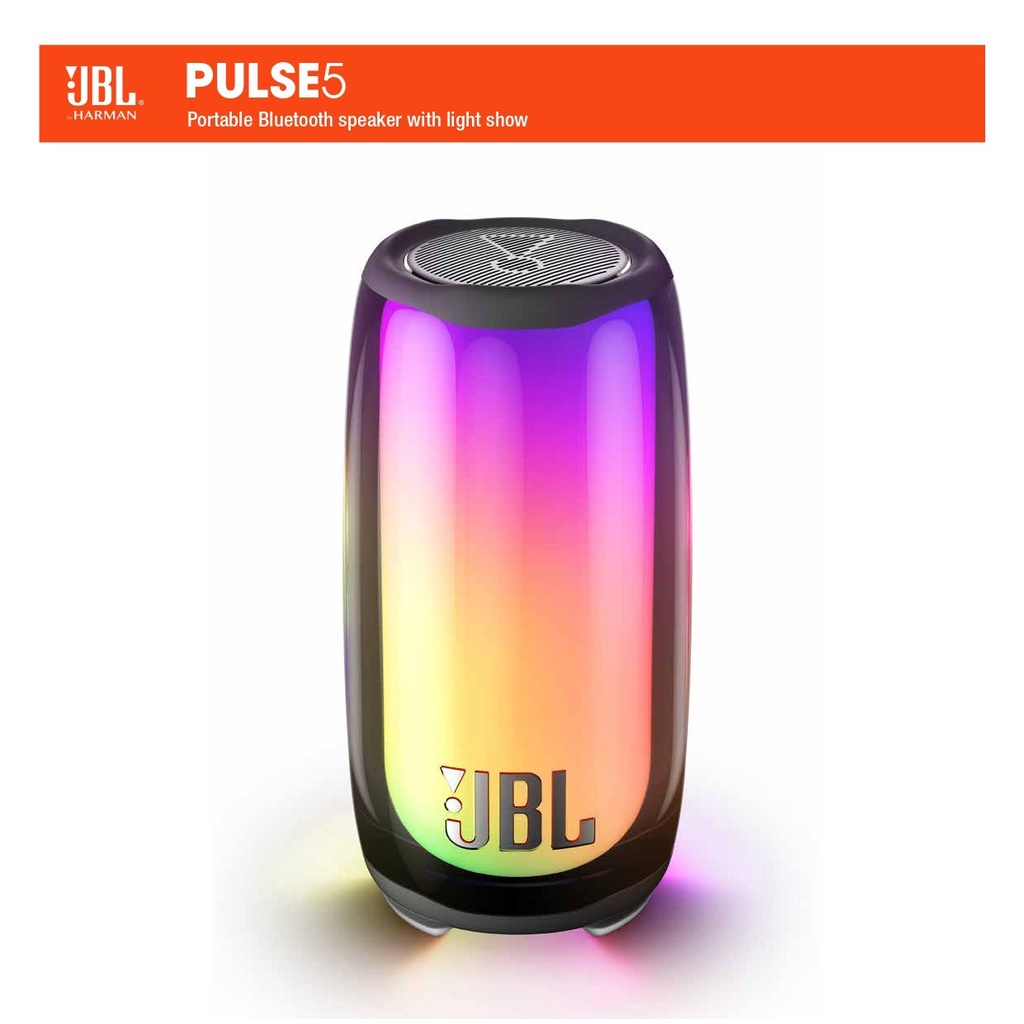 JBL Pulse 5 portable wireless bluetooth speaker with ip67 water and dust proof, 12 hours playtime